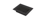 Ink Kraft meubelwastafel 60x45cm - zonder kraangat - Quartz zwart - 3417183