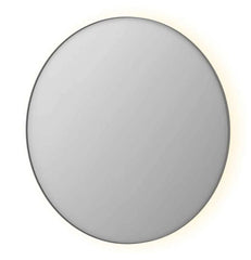 Ink SP17 spiegel rond 120cm met kader - indirect LED verlichting rondom, Geborsteld RVS - 8408598