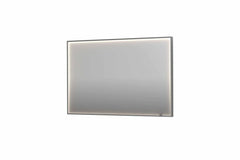 Ink SP19 spiegel 120x80cm in stalen kader met rondom indirecte LED verlichting - Geborsteld RVS - 8409078