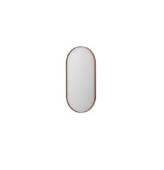 Ink SP20 spiegel 40x80cm ovaal in stalen kader - Geborsteld koper - 8408954