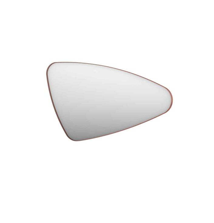 Ink SP22 Spiegel 120 x 70 cm organisch in stalen kader rechter versie - geborsteld koper - 8409224