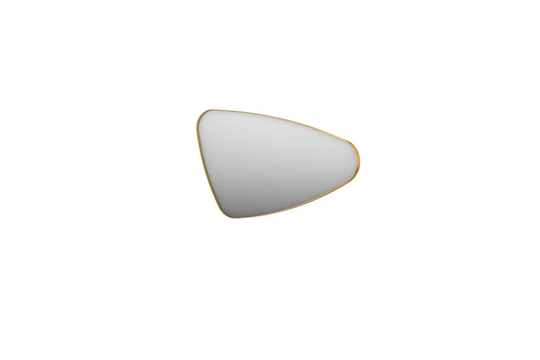 Ink SP22 spiegel 100 x 60 cm organisch in stalen kader rechter versie - geborsteld mat goud -8409212