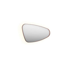 Ink SP23 Spiegel 80 x 50 cm op frame met indirecte LED verlichting rondom linker versie - geborsteld koper - 8409209