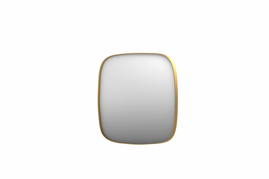 Ink SP29 contour spiegel 100x100cm verzonken in kader - geborsteld mat goud - 8409632
