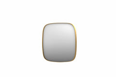 Ink SP29 contour spiegel 100x100cm verzonken in kader - geborsteld mat goud - 8409632