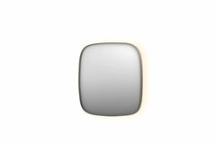 Ink SP30 spiegel 100x100cm - indirecte LED verlichting rondom, geborsteld RVS - 8409733