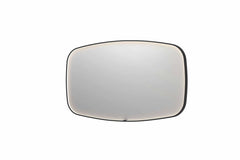 Ink SP31 spiegel 140x80cm - directe LED verlichting rondom, Mat Zwart - 8409870