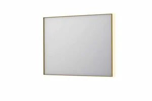 Ink SP32 spiegel 100x80cm - LED verlichting rondom - geborsteld mat goud - 8410062