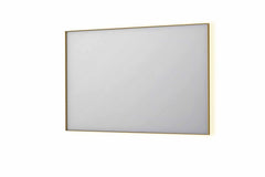 Ink SP32 spiegel 120x80cm - LED verlichting rondom - geborsteld mat goud - 8410072