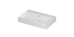 Ink Unlimited wastafel - porselein met 1 kraangat - Glans Wit - 70x45 cm - 0202031