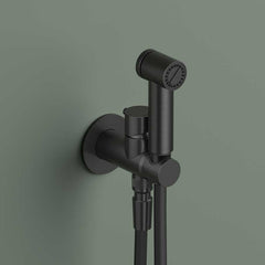 Hotbath Cobber KHDS3EXT afbouwdeel voor knijphanddoucheset - Gepolijst Zwart PVD