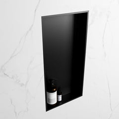 MONDIAZ EASY Nis 59,5x29,5cm in solid surface kleur Urban | Urban. 1 vak  geschikt voor in- of opbouw