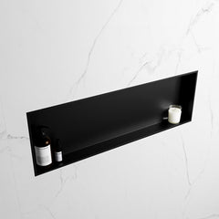 MONDIAZ EASY Nis 89,5x29,5cm in solid surface kleur Urban | Urban. 1 vak  geschikt voor in- of opbouw