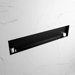 MONDIAZ EASY Nis 149,5x29,5cm in solid surface kleur Urban | Urban. 1 vak  geschikt voor in- of opbouw