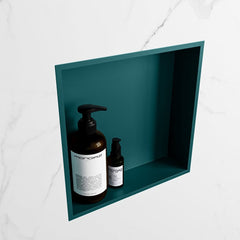 MONDIAZ EASY Nis 29,5x29,5cm in solid surface kleur Smag | Smag. 1 vak  geschikt voor in- of opbouw