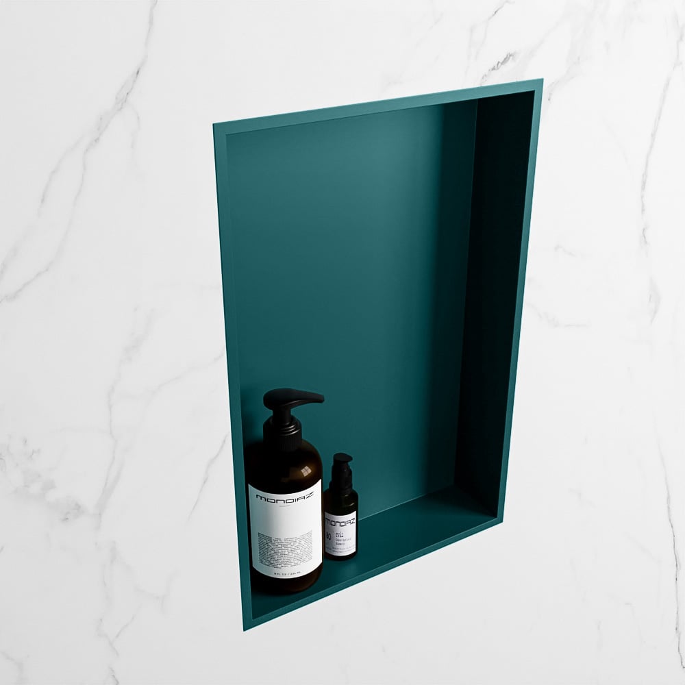 MONDIAZ EASY Nis 44,5x29,5cm in solid surface kleur Smag | Smag. 1 vak  geschikt voor in- of opbouw