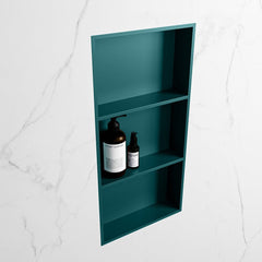 MONDIAZ EASY Nis 59,5x29,5cm in solid surface kleur Smag | Smag. 3 vakken  geschikt voor in- of opbouw