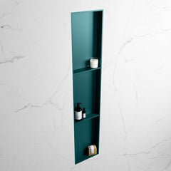 MONDIAZ EASY Nis 149,5x29,5cm in solid surface kleur Smag | Smag. 3 vakken  geschikt voor in- of opbouw