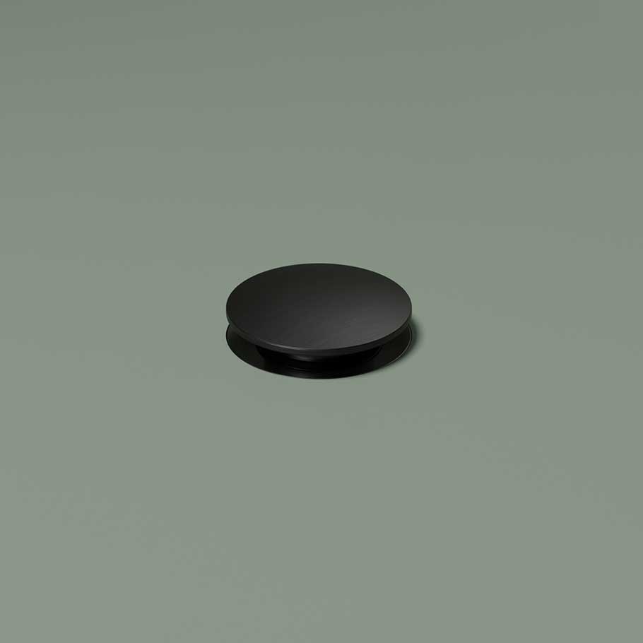 Hotbath Cobber P710 klikplug - Geborsteld Zwart PVD