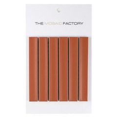 The Mosaic Factory | Sevilla Mozaïek Tegel Kitkat Vinger | 296x299 mm | Terra Cotta