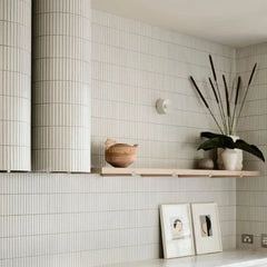 The Mosaic Factory Sevilla Mozaïek Tegel Kitkat Vinger - Vintage White Glossy