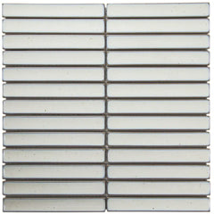 The Mosaic Factory Sevilla Mozaïek Tegel Kitkat Vinger - Vintage White Glossy