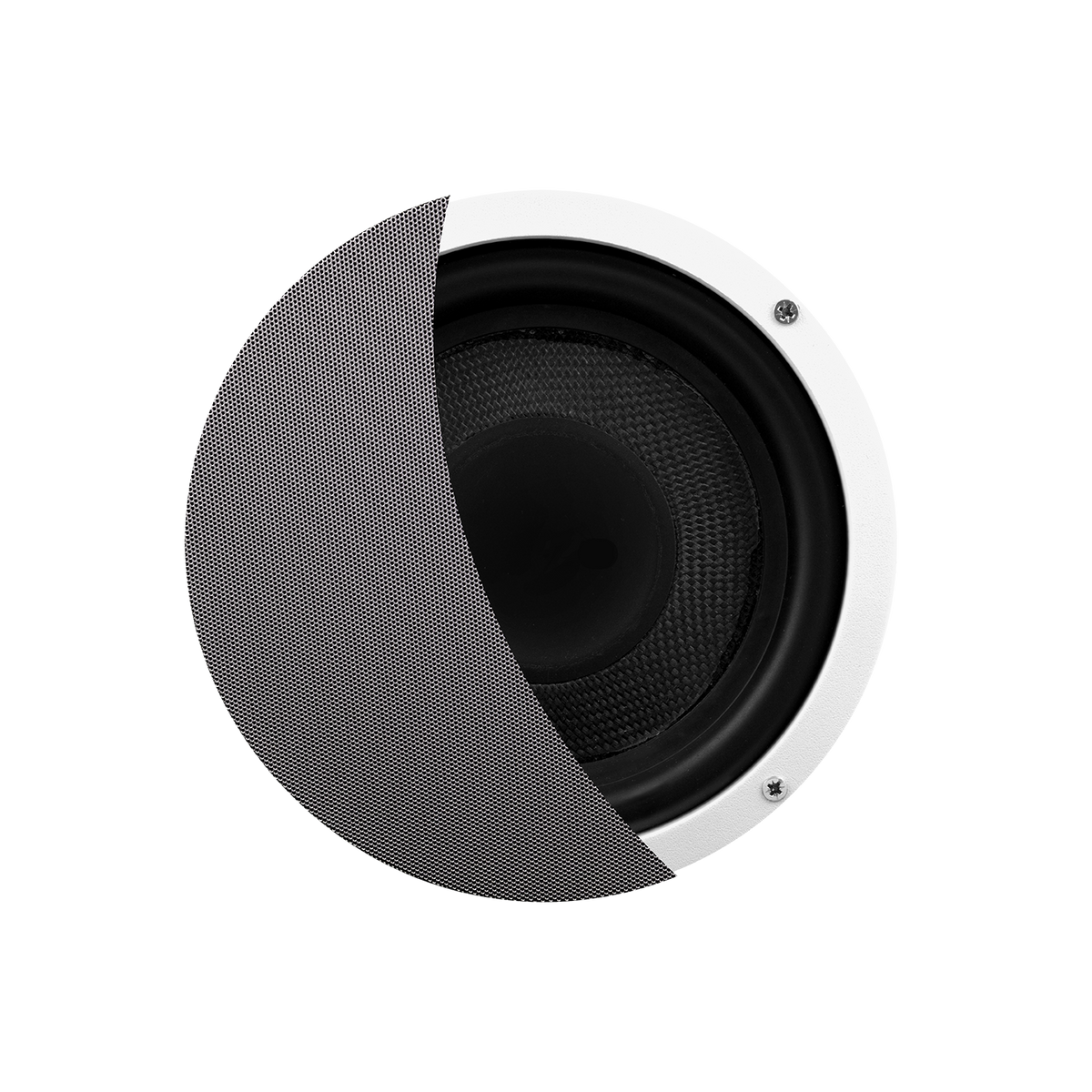 SUBWOOFER-KIT - VERSTERKER + SUBWOOFER SPEAKER, MAT CHROOM (150 WATT / AUDIO-IN), 230V/36V