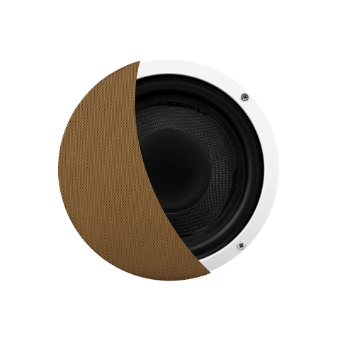 SUBWOOFER-KIT - VERSTERKER + SUBWOOFER SPEAKER, BRUSHED GOLD (150 WATT / AUX-IN), 230V/36V