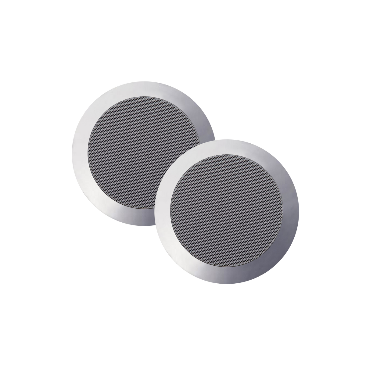 TWIST SPEAKERSET, SPATWATERDICHT, 45 WATT, KLEUR MAT CHROOM (AFM. 135 X 43 MM)