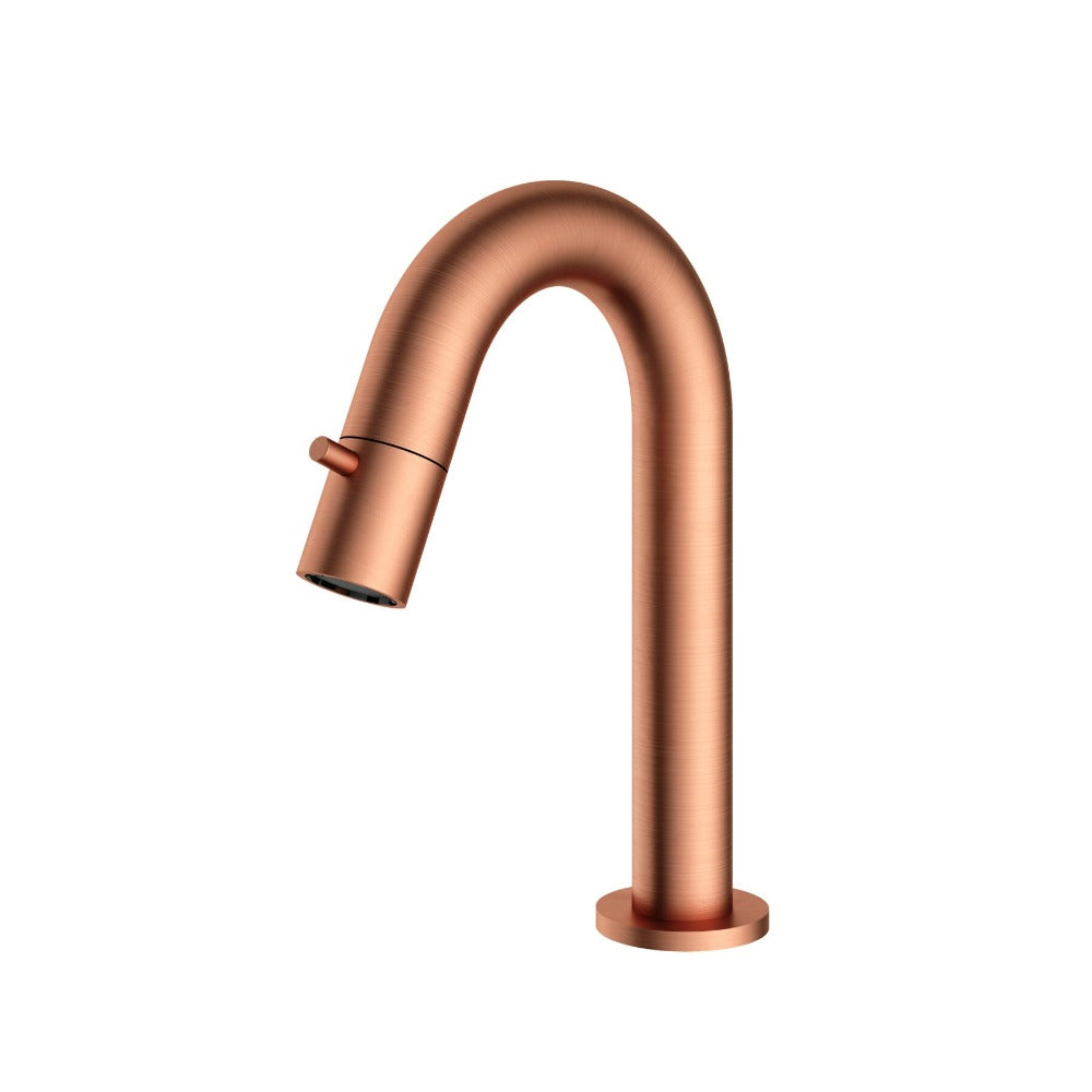 Hotbath Cobber Fonteinkraan - opbouw - u-uitloop 11.8cm - PVD