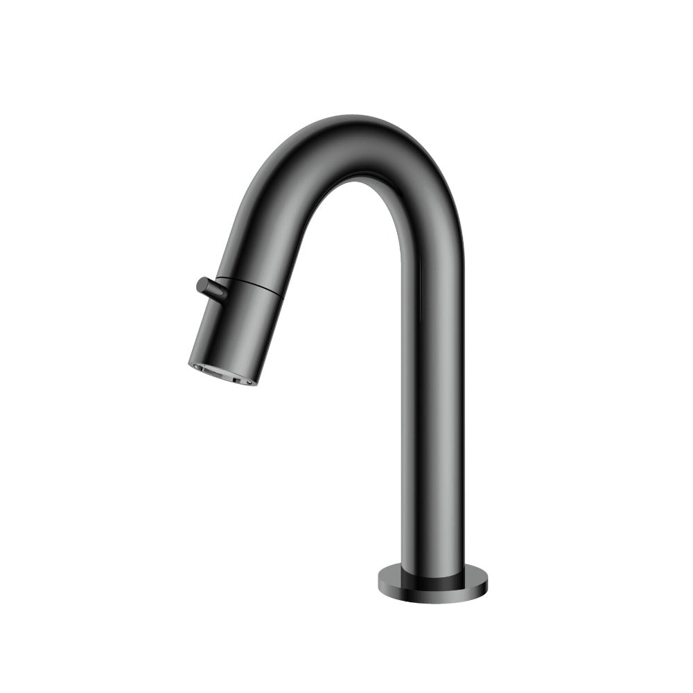 Hotbath Cobber Fonteinkraan - opbouw - u-uitloop 11.8cm - PVD