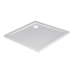 luxe douchebak SMC vierkant 800x800x40 wit