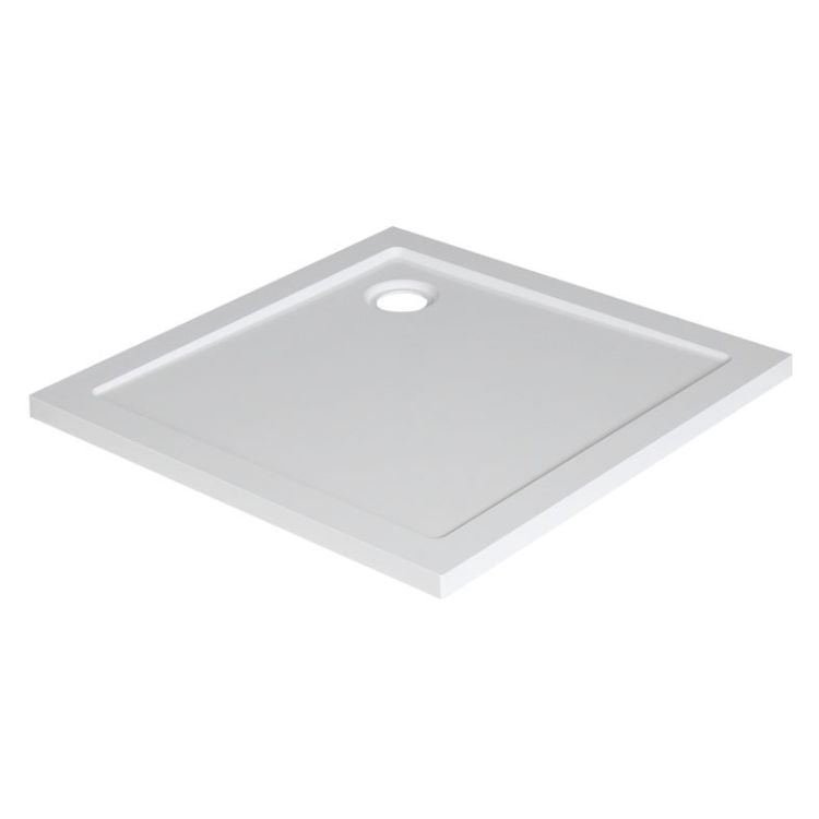 luxe douchebak SMC vierkant 900x900x40 wit