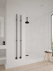 Instamat Jay elektrische handdoekwarmer 175 cm soft zwart - JAY021