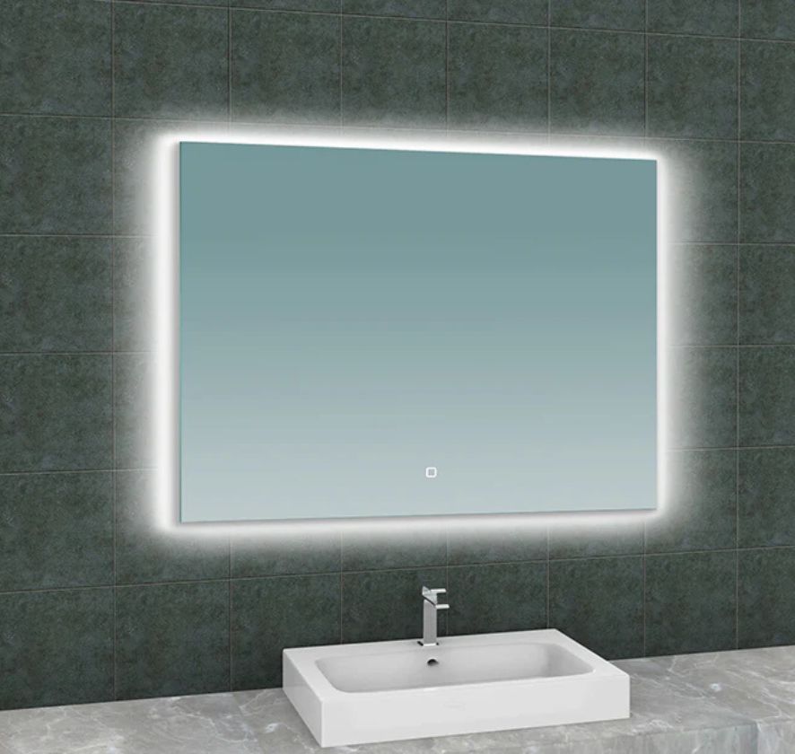 Soul spiegel rechthoek met LED, dimbaar en spiegelverwarming 60 x 80 cm
