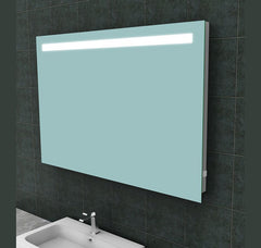 Tigris spiegel rechthoek met LED en stopcontact 140 x 80 cm