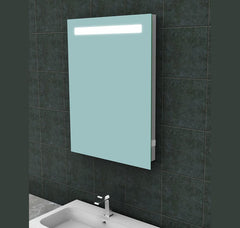 Tigris spiegel rechthoek met LED en stopcontact 60 x 80 cm