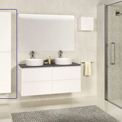 SEPHIA kolomkast 140x30x25 mat wit