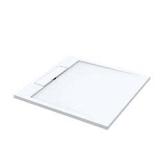 Best Design Just Solid douchebak 100x100x3,5cm mat wit