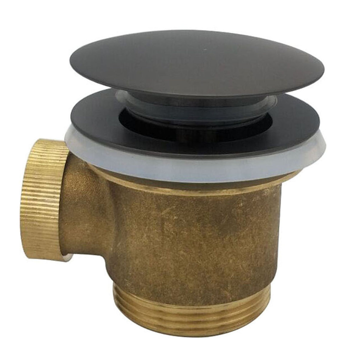 Caral clickwaste afvoerplug vrijstaand bad 1 1/2" gunmetal