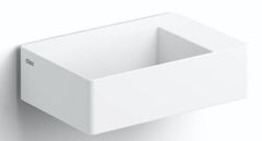 Clou New Flush 2 - 35,5 cm fontein met kraangat wit keramiek -  CL/03.03420.01