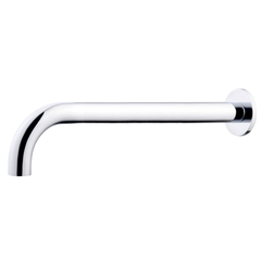 Baduitloop rond 30 cm 1/2'' chroom