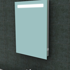 Tigris spiegel rechthoek met LED en stopcontact 60 x 80 cm