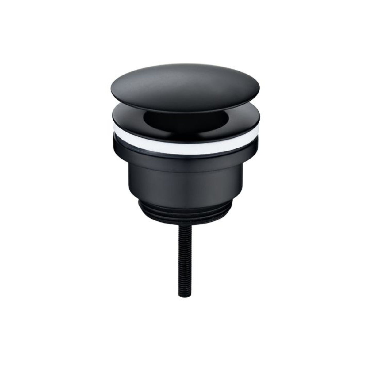 Caral open afvoerplug 5/4'' mat zwart