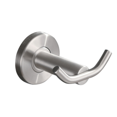 304 handdoekhaak groot dubbel RVS