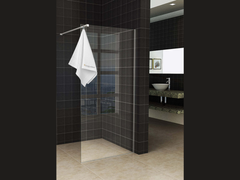 Sita inloopdouche met handdoekhouder 90x200 cm chroom/8 mm helder glas met Nano coating