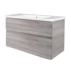 Best Design Quick 80cm handleless bathroom furniture grey oak