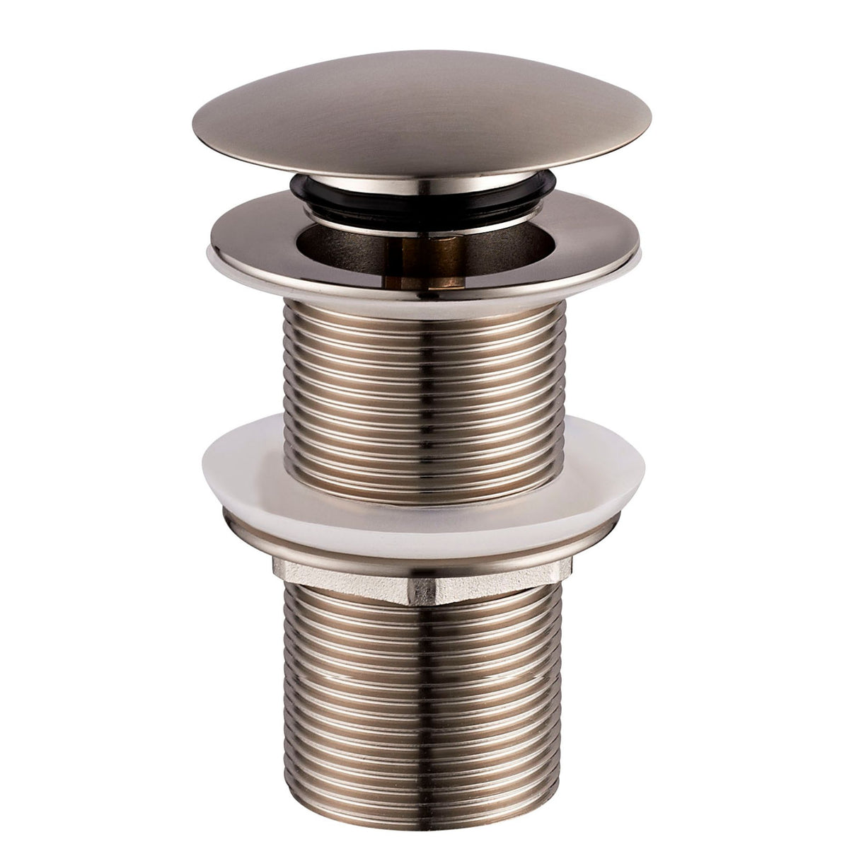 Caral clickwaste afvoerplug verlengd 5/4" geborsteld staal