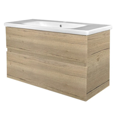 Best Design Quick bathroom furniture 100cm oak wood