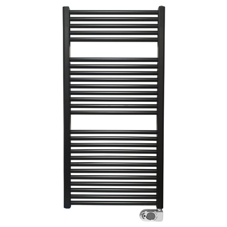 Elara elektrische radiator 118,5 x 60 cm mat zwart